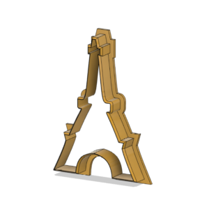 Eiffel-torony1 - Műanyag kiszúróforma